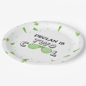 TWO Cool Sunglass 2nd Birthday Party Paper Plates ペーパープレート (アングル)