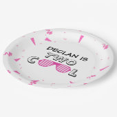 TWO Cool Sunglass 2nd Birthday Party Paper Plates ペーパープレート (アングル)