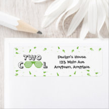 TWO Cool Sunglass 2nd Birthday Party Paper Plates