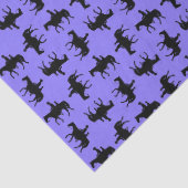 Two Cowboys on Horseback Silhouettes - Periwinkle 薄葉紙 (詳細)