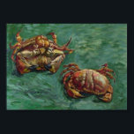 Two Crabs (F606) Van Gogh Fine Art ポスター<br><div class="desc">Two Crabs, Vincent van Gogh, Arles January 1889. Oil on canvas, 47 x 61 cm. London, Helly Nahmad Gallery. F 606, JH 1662 Vincent Willem van Gogh (30 March 1853 – 29 July 1890) was a Dutch Post-Impressionist artist. Some of his paintings are now among the world's best known, most...</div>