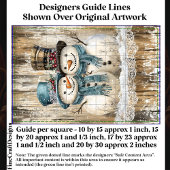 Two Cute Country Christmas Snowmen DY9R Decoupage 薄葉紙