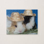 Two Cute Guinea Pigs Puzzle ジグソーパズル (横)