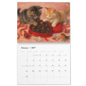 Two Cute Kittens カレンダー (2月 2027)