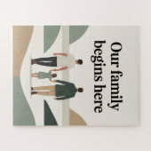 Two dads baby shower  ジグソーパズル (横)