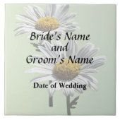 Two Daisies in Sunshine Wedding Products タイル (正面)