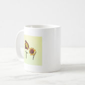 Two Daylilies having a Chat コーヒーマグカップ (正面左)