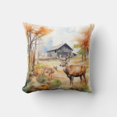 Two Deer クッション (正面)