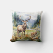 Two Deer クッション (正面)