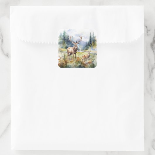 Two Deer スクエアシール (バッグ)