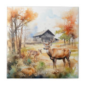 Two Deer タイル (正面)