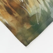 Two Deer フリースブランケット (角)