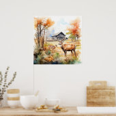 Two Deer ポスター (キッチン)