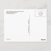 Two diesellocomotives ポストカード (裏面)