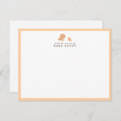 Two Dinosaurs Nursery Note Card ノートカード (正面/裏面)