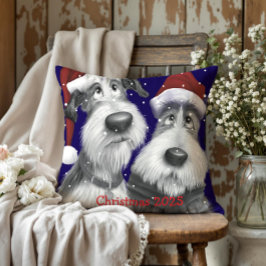 Two Dogs Christmas 2025 クッション