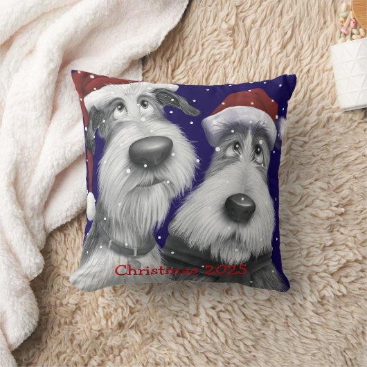 Two Dogs Christmas 2025 クッション (ブランケット)
