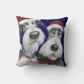 Two Dogs Christmas 2025 クッション (正面)