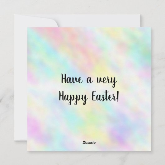 Two Easter Bunnies シーズンカード (裏面)