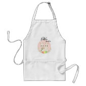 Two Easter Bunnies Personalized Apron スタンダードエプロン (正面)