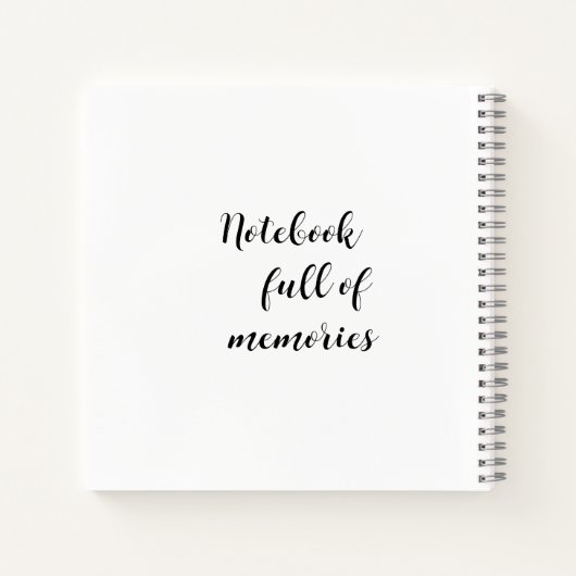 Two Easter Bunnies Personalized Spiral Notebook ノートブック (裏面)