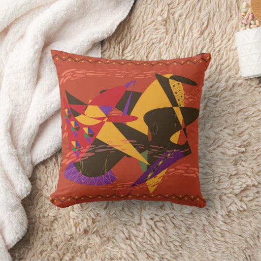  Two Elegant Black Women クッション (ブランケット)