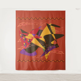  Two Elegant Black Women タペストリー