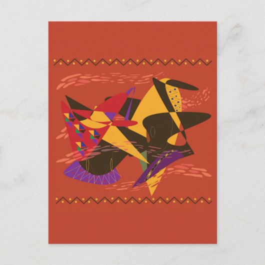 Two Elegant Black Women Postcard ポストカード (正面)