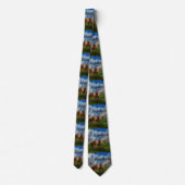Two Elephant Oil Paint, Neck Tie ネクタイ (裏面)