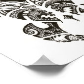 two faces (honu)turtle ポスター (角)