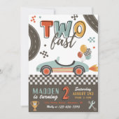 TWO FAST招待状 |レーシング招待状 招待状 (正面)