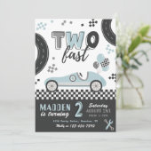 TWO FAST招待状 |レーシング招待状 招待状 (スタンド正面)