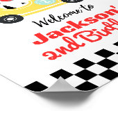 TWO FAST誕生日ウェルカムサインポスター ポスター (角)