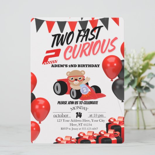 TWO FAST 2好奇心 招待状 (スタンド正面)