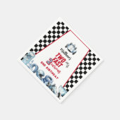 Two Fast 2歳の誕生日 男の子 レーシングカー スタンダードカクテルナプキン (角)