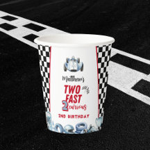 Two Fast 2歳の誕生日 男の子 レーシングカー