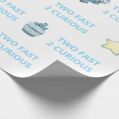 Two Fast 2 Curious Race Car Wrapping Paper ラッピングペーパー (角)