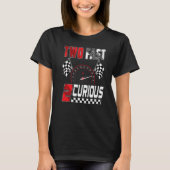 Two Fast 2 Curious Racing 2nd Birthday Two Fast Bi Tシャツ (正面)