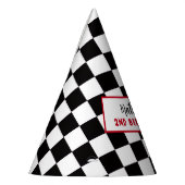 Two Fast 2nd birthday Boy Racing Car  パーティーハット (左)