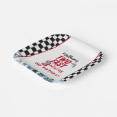 Two Fast 2nd birthday Boy Racing Car  ペーパープレート (傾斜あり)