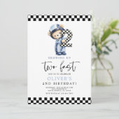 Two Fast Birthday Boy 招待状 (スタンド正面)