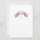 Two Fast Birthday Invitation 招待状 (裏面)