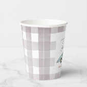 Two Fast Blue Race Car Boy 2ne Birthday 紙コップ (右)