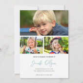 TWO Fast Race Carフォト誕生日招待状 招待状 (裏面)