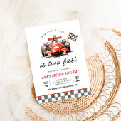 TWO Fast Race Carヴィンテージ2nd誕生日 招待状