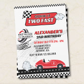 Two Fast Racing 2nd バースデー招待状 招待状