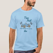 Two Fast Racing Car Mom 2nd Birthday Pit Crew Tシャツ (正面)