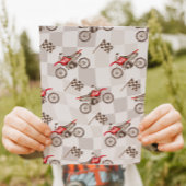 Two Fast Red Dirt Bike Invitation 招待状