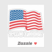 Two Fiddy 愛国Tシャツ, 2 Fiddy アメリカ建国250周年記念 シール (シート)