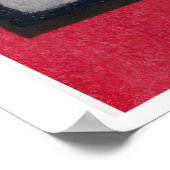 Two Flowers Matchbox Print Vintage Eastern Europe ポスター (角)